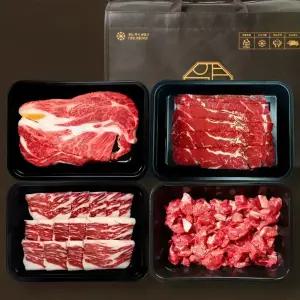[2/26(목)부터 발송]1++등급 스페셜 명품 800g 구이용 투뿔 한우선물세트 설날 명절 프리미엄 한우 등심 불고기 차돌박이 국거리 마장동 소고기 세트