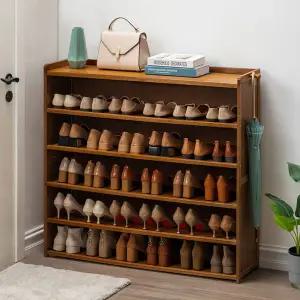 굿 슈레스트 6단 오픈형 신발장 102x101cm 신발수납장