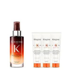 [케라스타즈](강남점)[SSG단독] 뉴트리티브 8H 리브인 나이트 헤어 세럼 90ml [손상,건조모발용]