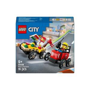 레고 시티 60458 피자 밴 대 소방트럭 레이스 카 팩