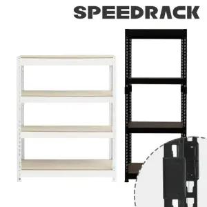 스피드랙 무볼트 철제 선반 앵글 900x800x1500(h) - 4단 (분리기둥)
