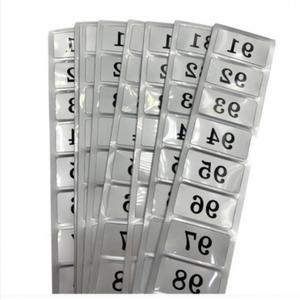 사각번호 PVC 스티커 목욕탕 신발장 번호판 헬스장 학교 숫자 사물함