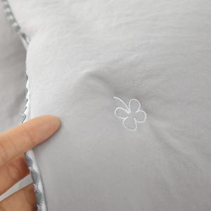 아이리스 자수 차렵이불 국산 SS Q 슈퍼싱글 퀸 워싱 무지