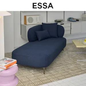 [롯데백화점]에싸 [행사기간 5만원권 증정]돌리 데이베드형 라부클 파인 패브릭 소파