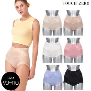 [방송히트]터치제로 빅사이즈 크레오라 인견 하이웨이스트 힙업 보정팬티 6종(90-110)