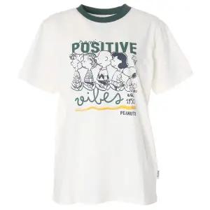 [롯데백화점]클라이드앤 여성 스누피 배색 반팔티셔츠 FPCTS871F