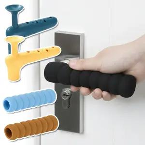 방문콕 방지 문고정 커버 충격 소리 도어 손잡이 쿠션 찍힘 닫힘 실리콘 문쾅 보호 EVA