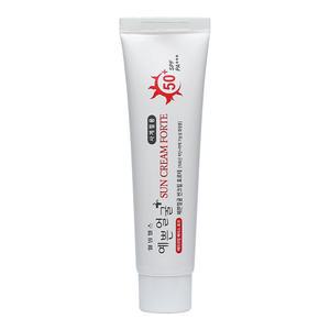 웰빙헬스 예쁜얼굴 선크림 포르테 자외선 차단 미백 기능성 SPF50+PA+++ 25g
