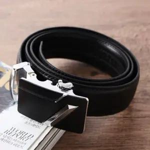 자동 버클 소가죽 벨트 남성 재단가능 심플 캐쥬얼 (WFHKARA)