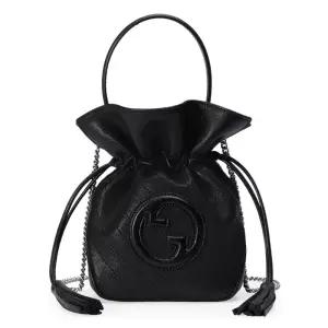 백화점AS가능(선물포장) 구찌 블론디 미니 버킷백 블랙 760313