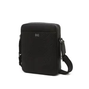 [롯데백화점]닥스 액세서리 [쇼핑백동봉][그레이트 하우스체크] 블랙 소가죽 미니크로스백 DBBA5F319