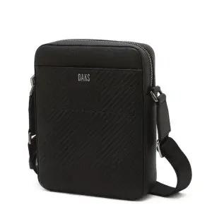 [롯데백화점]닥스 액세서리 (선물포장) 블랙 소가죽 미니크로스백 (DBBA5F319BK)