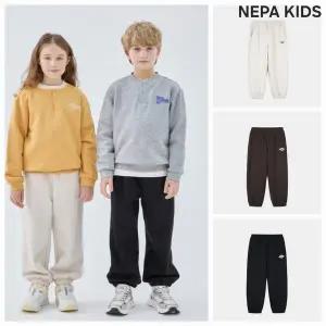 [네파키즈](의정부점)25FW 약기모 소재로 보온성이 뛰어난 에센셜 기모 조거팬츠 KLF6301