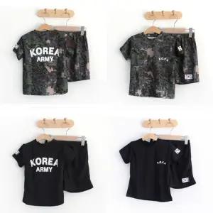 아동 군복세트 ROKA 반팔 로카티 코리아아미 어린상하복 여름 캠핑 군인체