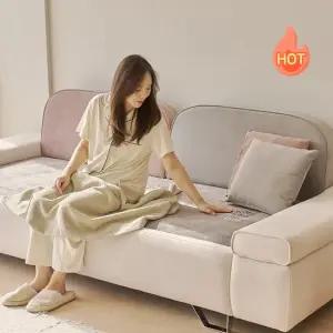 가구 흙품 패브릭 황토볼 온열 4인용 흙쇼파