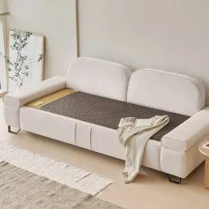 [가구] 흙품 패브릭 세라믹 온열 4인용 흙쇼파