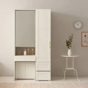 메이 1000 키큰 수납 화장대 모듈 옷장 세트 JNF043C (착불)