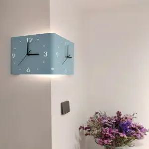 양면시계 LED 무선 코너 인테리어 무타공벽시계 벽걸이