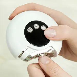 KC인증 전동 손톱깎이 듀얼모터 저소음 3단조절 LED조명 탑재 자동 손톱정리기