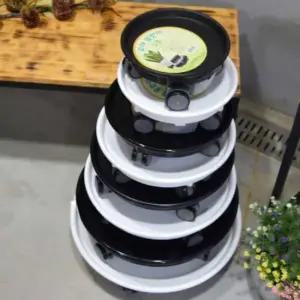 원형 바퀴 특호 원형화분받침대 화분물받이 화분받이 원형화분받침 화분물받침 인테리어화분받침