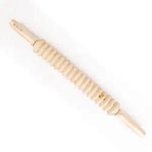 고품질 편백나무 종아리 롤러 마사지봉 마사지봉 편백나무원목 (WFK12SU)