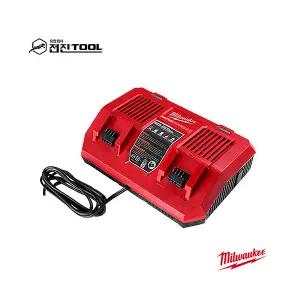 밀워키 M18 DFC 18V 듀얼 급속 충전기 M18DFC