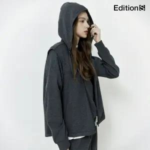 [론칭가79,000 3만원 ]에디션S 소프트 셋업 3종(후드베스트+풀오버+팬츠)