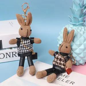 토끼 키링 열쇠고리 가방참 키홀더 WFHP4HS