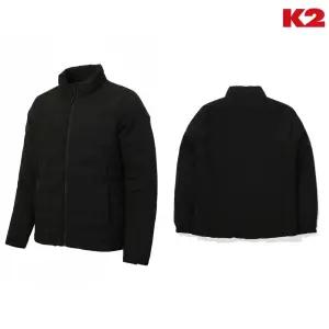 [백화점 출고] K2 패딩 여성 피나투보 블랙 자카드 웰딩 퀼팅 경량 숏 구스 다운 자켓 점퍼