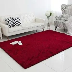 고품질 프라임 에스타 장모 샤기 러그카페트 중형 100 x 150 오크나무자리 청대나무자리 마작자리 WFGYHZG