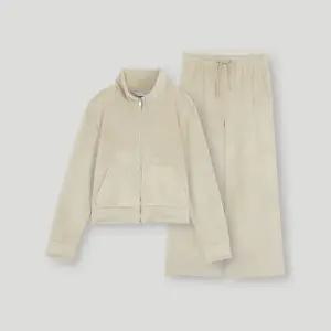 [롯데백화점]코데즈컴바인 코듀로이 벨벳본딩 하이넥집업 셋업 CKD-XX503WB