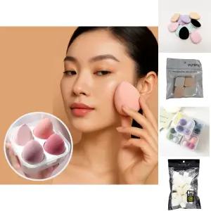 화장용 물방울 퍼프 베이스 메이크업 스펀지/파우더/가루/화장/스폰지/썬크림/쿠션/파데/파운데이션/미용