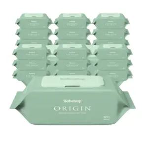 베베숲 오리진 아기물티슈 캡형 100매 20팩 대용량