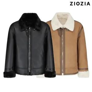 [리버스지오지아](하남점)프리미엄 페이크 무톤 자켓 ADF4FP1806