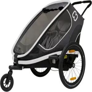 하맥스 아웃백 2인승 리클라이닝 멀티 스포츠 자전거 트레일러 + 유모차(조거 휠 별도 판매)