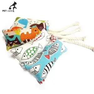 고품질 핸드메이드 장난감 스몰 타임 캣닢쿠션 사각 고양이 (WFJQLKW)