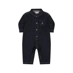 [캉골키즈](센텀시티점)[베이비] 데님 점프수트 SA 0D04 네이비 (BSACJU0D040NV)