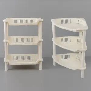 고품질 코너선반 진열대 조립식 3단 코너선반 3단선반 (WFJRB16)