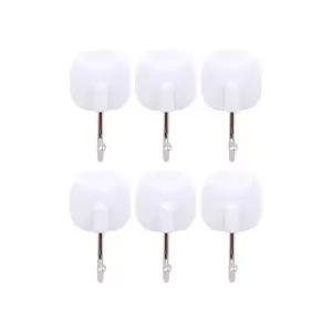 행거세트 벽면부착 고리세트 화이트벽면행거 글루고리세트 (WFJ73VU)