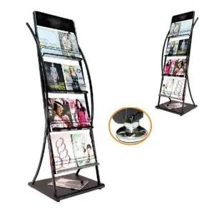 [하프클럽/]리플렛 카다로그꽂이 팜플렛 잡지거치대 잡지꽂이 철제