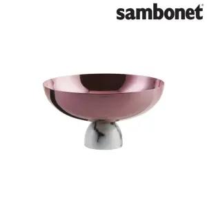 [삼보넷] 마담 샐러드볼 20.5cm PVD PA (화이트 마블)