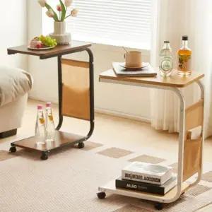 사이드 테이블 침대 보조 간이 소파 이동식 2단 (WFJ6ZNR)