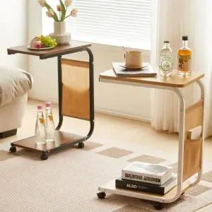 사이드 테이블 침대 보조 간이 소파 이동식 2단 (WFJ6ZNR)