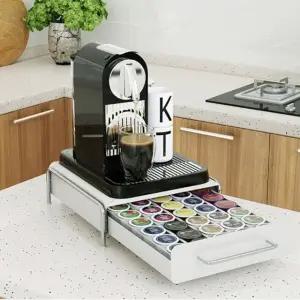 손님초대커피캡슐거치대 칸막이 커피머신 소품수납함 여유한잔 실용적인 (WFJ6GGA)