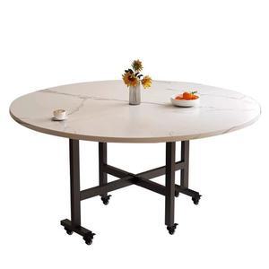 접이식 원탁 대형 이동식 테이블 원형 탁자 m 1 급 0 간이 스톤 A 화이트 1200 무늬 1000