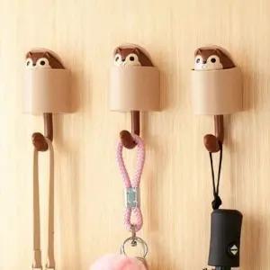 다람쥐 벽고리 후크 점착식걸이 벽걸이 벽걸이고리 점