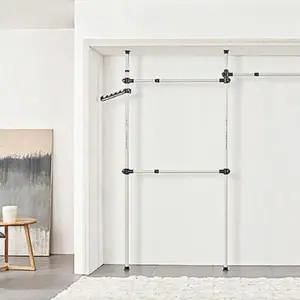 [하프클럽/]작업실행거 2단 옷걸이 원룸 옷수납대 3개