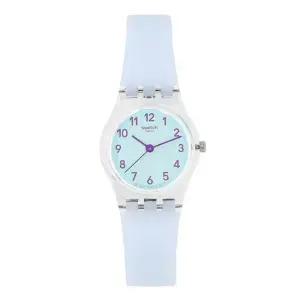 스와치 손목 시계 여성 젤리 ESSENTIALS BLUE LK396