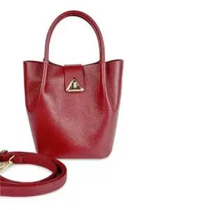 가죽 여성 토트백 크로스 선물 가방 와인 (WFK9ADU)