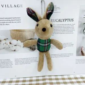 체크 토끼 스마트 키홀더 키링 WFG96HA